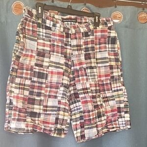 American Eagle Outfitters Multicolor Plaid Cargo Shorts